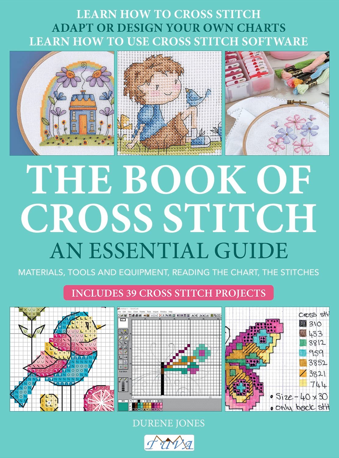 The Book of Cross Stitch An Essential Guide by Durene Jones (Paperback Book) - Image 4