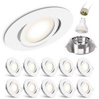 10X Led Einbaustrahler Schwenkbar Spot Inkl. Led GU10 3W Neutralweiß Spot Lampe