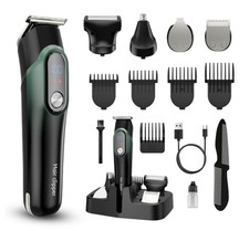 Beard Trimmer for Men, 5-in-1 Cordless Electric Razor for Nose Body Face Must...