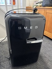SMEG Retro Mini Fridge / Minibar – Black – Working