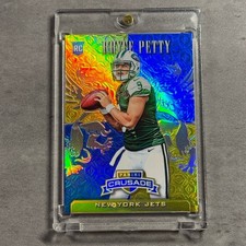 2015 Panini Rookies & Stars Crusade Rookies Bryce Petty #CR29 RC Gold Blue Prizm