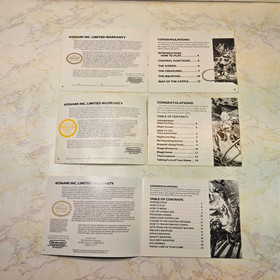 Juego completo Castlevania 1 2 3 manuales NES de colecci&oacute;n folletos de instrucciones para Nintendo