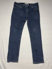 Men  s Calvin Klein Slim Fit Denim Blue Jeans Size 34x32
