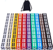 100 Pieces 12Mm Dices 6 Sided Game Dice Set Square Corner Dice
