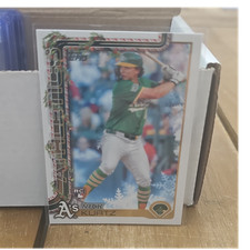 Topps Holiday Nick Kurtz 2025 #H40 Oakland Athletics Rookie Baseball Card