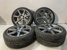 4 X SET MERCEDES C CLASS W204 AMG 18" ALLOY WHEELS 8J ET50 8.5J ET54 STAGGERED
