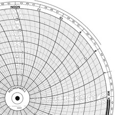 HONEYWELL  Circular Paper Chart, 24 hr, 100 pkg 5MEC0