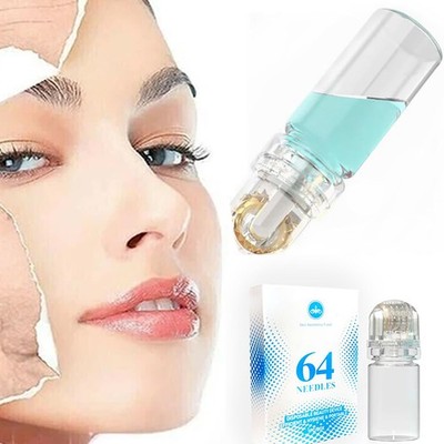 Beard Derma Roller Titanium 64 Pins Beard Growth Roller Micro Needle Acne Scars