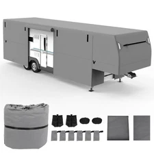 28-43FT Non-Woven Fabrics 5th Wheel RV Trailer Covers All-weather