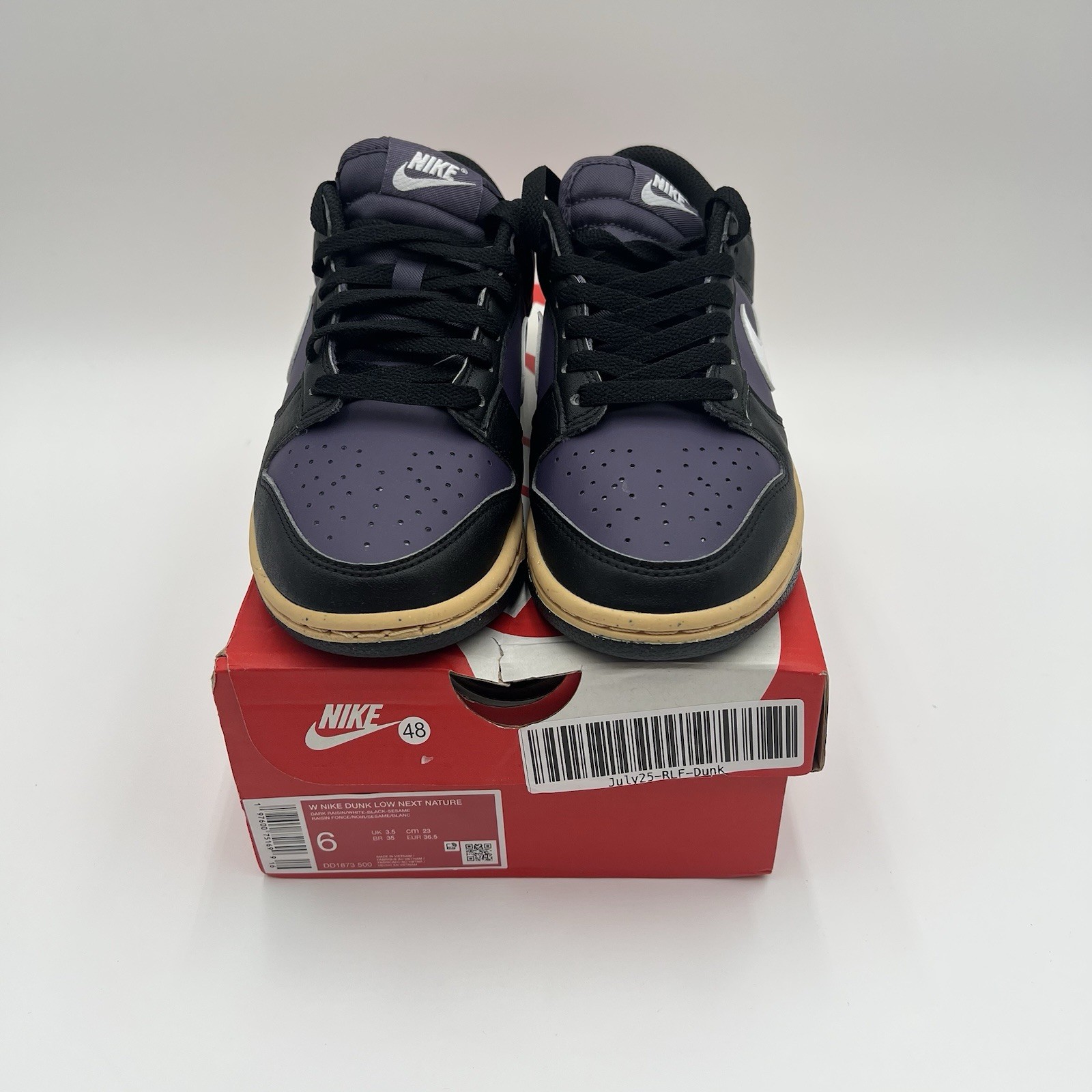 NEW Nike Dunk Next Nature Low Dark Raisin Women Size 6 Sneakers DD1873-500 thumbnail 11