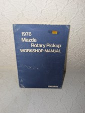 1976 Mazda Rotary Pickup Workshop Manual Original Dealer Repair Shop Service 1976 Mazda Rotary Pickup Workshop Manual Original Dealer Repair Shop Service