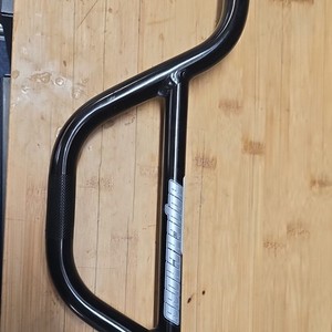 Supercross Racing BMX Bike Handlebar Metal Black 22.2mm Clamp 30in x 10in