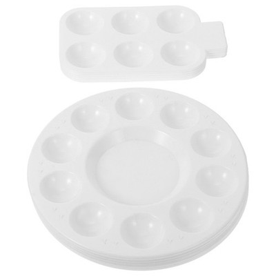  10 Pcs Farben Mischpalette Farbpalettentablett Farbpalettenschalen