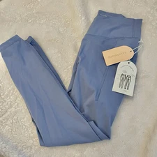 Blogilates Women's Crisscross High-Rise Leggings - Steel Blue XS