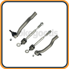 Fit For Nissan Sentra 2020-2025 New 4pcs Outer Tie Rod End Inner Tie Rod End