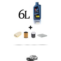 Hoffcar Servicekit 3 Filter Und 6L ÖL FüR Mercedes SLK (R172) 250 CDI 150Kw D
