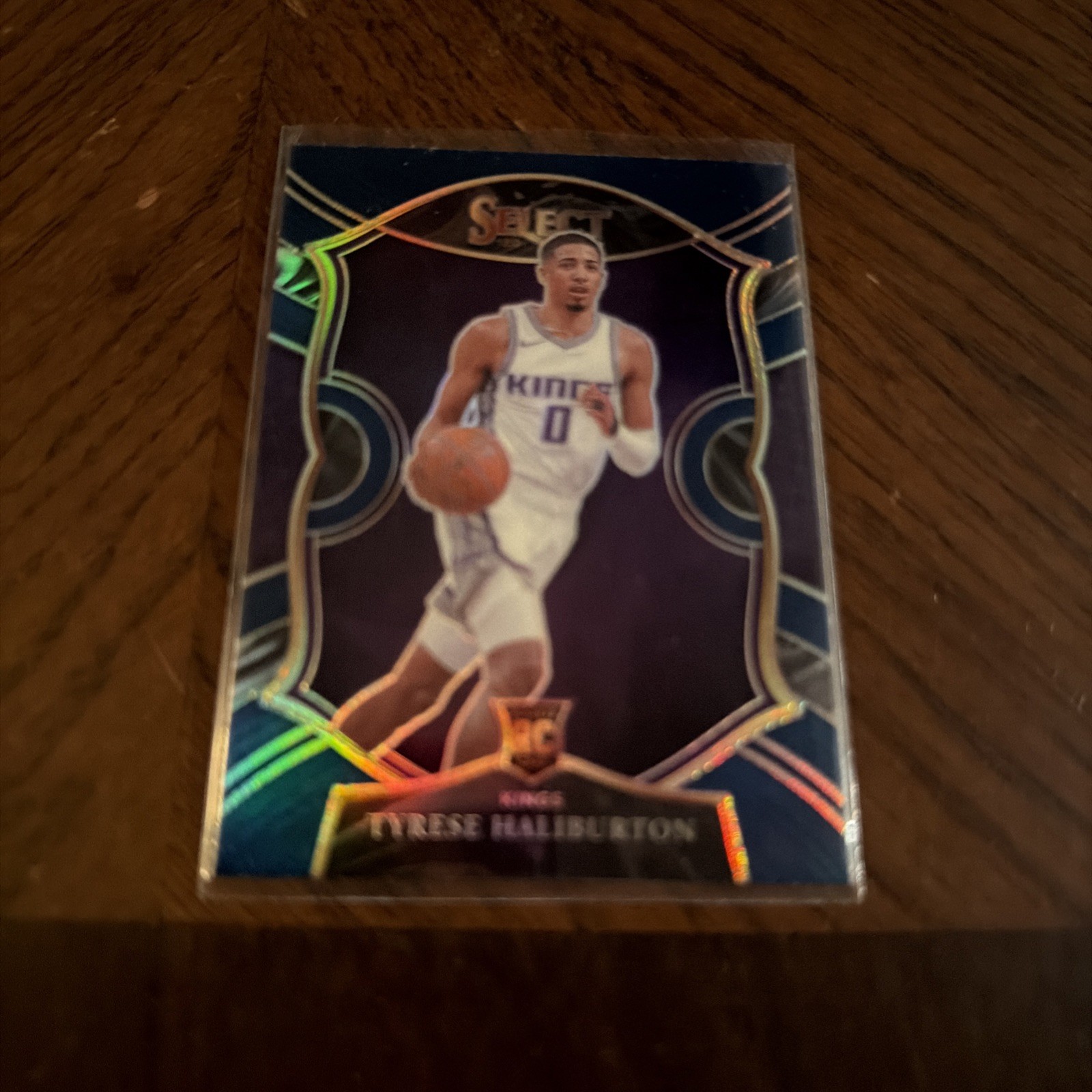 2020-21 Panini Select Tyrese Haliburton Concourse Silver Holo Prizm Rookie RC
