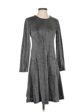 Simply Vera Vera Wang Women Gray Casual Dress S