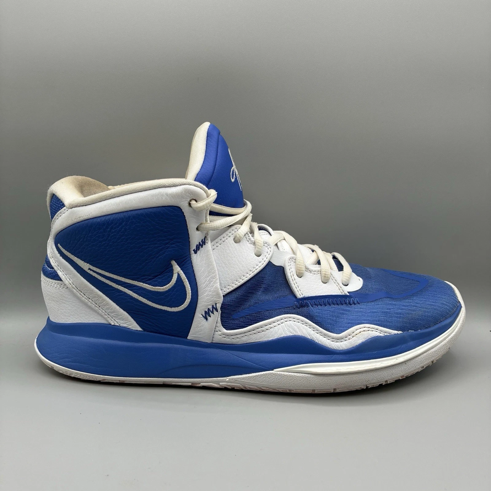 Nike Kyrie 8 Infinity TB Sneakers Uomo 11.5 Game Blu Royal Bianco DO9616 401