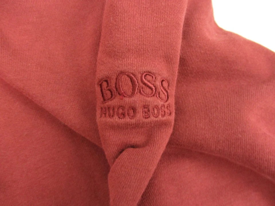 Hugo Boss Sweater Mens Medium Half Zip Pullover Classic Embroidered Pullover - Image 4 of 4