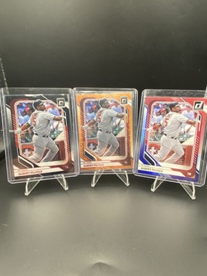 2026 Panini Donruss Optic Parallels Albert Pujols #68 St Louis Cardinals 3-Cards