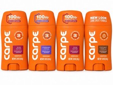 Carpe 100 Hr Antiperspirant Deodorant Stick 1.76 oz Assorted Scent