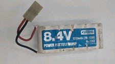 Vintage Kyosho 8.4 1200mah battery pack Optima mid Turbo optima Hump pack