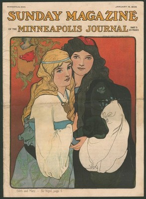 Sunday Magazine JAN 1906 Sir Nigel Sir Arthur Conan Doyle~Joseph Clement Coll