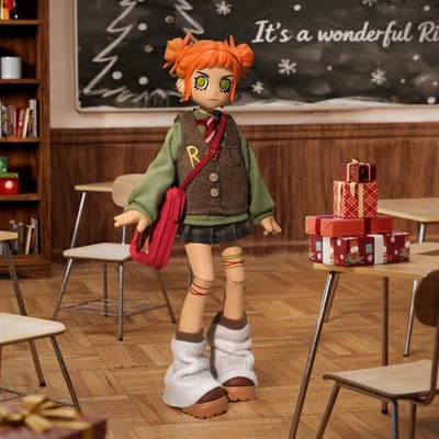 Pop Mart Peach Riot Winter Break OOTD Series GIGI 1/8 Action