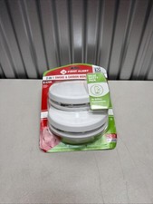 NEW First Alert 2-in-1 Smoke  Carbon Monoxide Alarm 10YR Battery 2-Pack SEALED