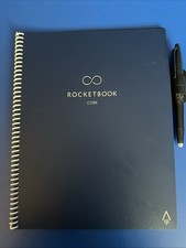 Rocketbook Core Smart Reusable Notebook 8.5" x 11" Lined Navy EVR2-L-RC-A-FR