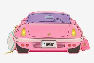 NEW Loungefly Barbie Pink Car With Bag Charm Light-Up Crossbody Bag