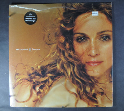 MADONNA Frozen 12'' LP ORIGINAL HYPE STICKER NO CUT RARE SEALED