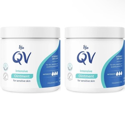 2x QV Intensiv Salbe 450g beruhigende Feuchtigkeitscreme für trockene Haut