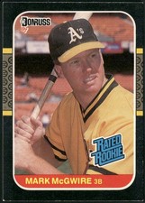 1987 Donruss 46 Mark Mcgwire