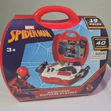 World Tech Toys Spider-Man Handyman Suitcase Playset 19 Pieces MPN 36466