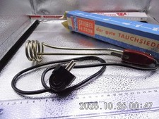 Alter Stiebel Eltron Tauchsieder Bakelit 1962 neu unbenutzt