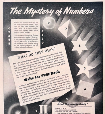 1948 Rosicrucians Organization Advertisement AMORC Secret Fraternal F15T2