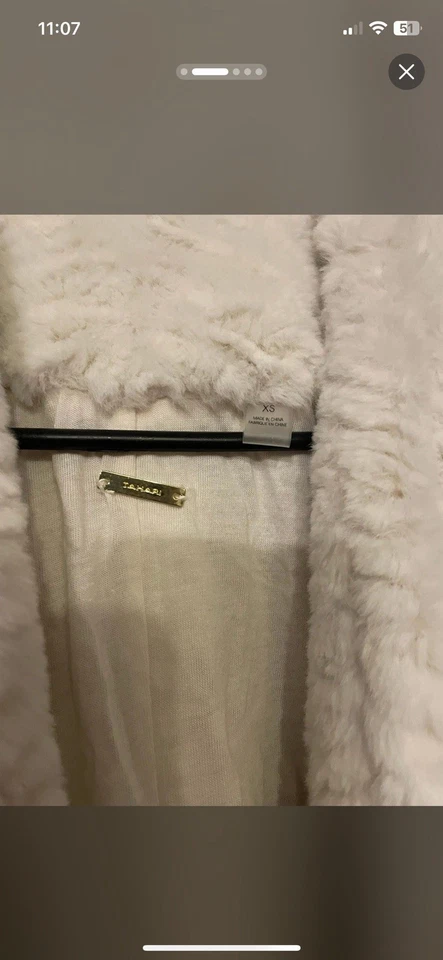 Abrigo de piel sintética TAHARI XS Foto 2 de 4