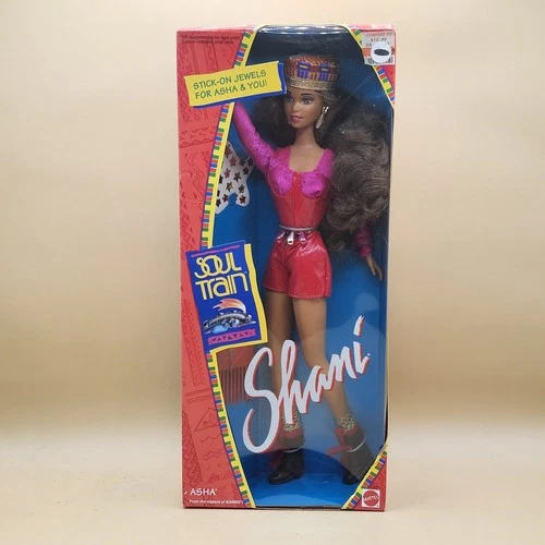 Vintage Asha Soul Train Barbie NIB 1993 Mattel NEW