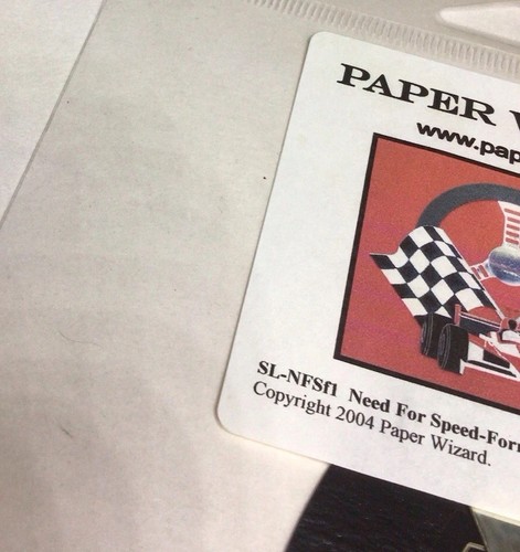 Paper Wizard Need For Speed Formula 1 Die Cut Kit Scrapbooking Sealed 2004 - Picture 6 of 10