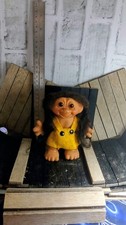 Vintage 1960s Thomas Dam "Good Luck" Troll Doll Created in Denmark