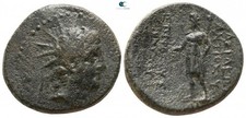 SYRIA: Seleukid Empire Antiochos VI Dionysos Chalkis ad Belum 8.24 g, 21mm Rare