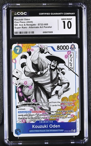 Kouzuki Oden (Parallel) graded CGC 10 for sale on eBay