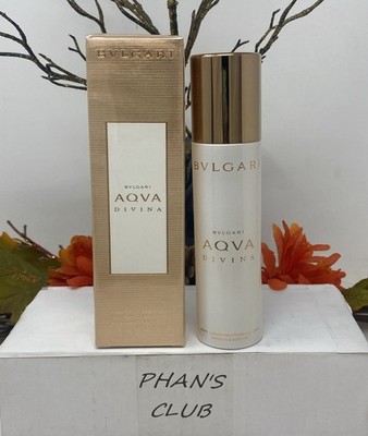 Bvlgari Aqva Divina 3.4oz Floral Aquatic Refreshing Body Mist for Women