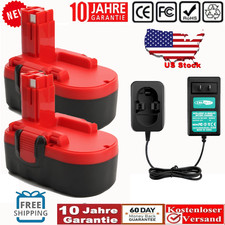 NEW 4800mAh 18V Ni-MH Battery/Charger For Bosch BAT180 BAT025 PSR GSR GDS 18VE-2