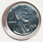 1943 WWII Lincoln Wheat Steel Penny Collectible US Collection Very Good War Coin