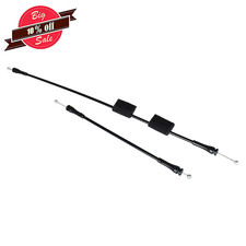 Labwork 2X Rear RH Side Door Latch Release Cables 92-14 For Ford E-150 E-250
