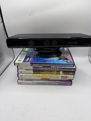 Xbox 360 Kinect Sensor Model 1414 with 6 Games Bundle - Disneyland And More