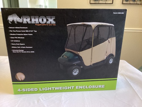 Golf Cart Enclosure for 2 Person cart